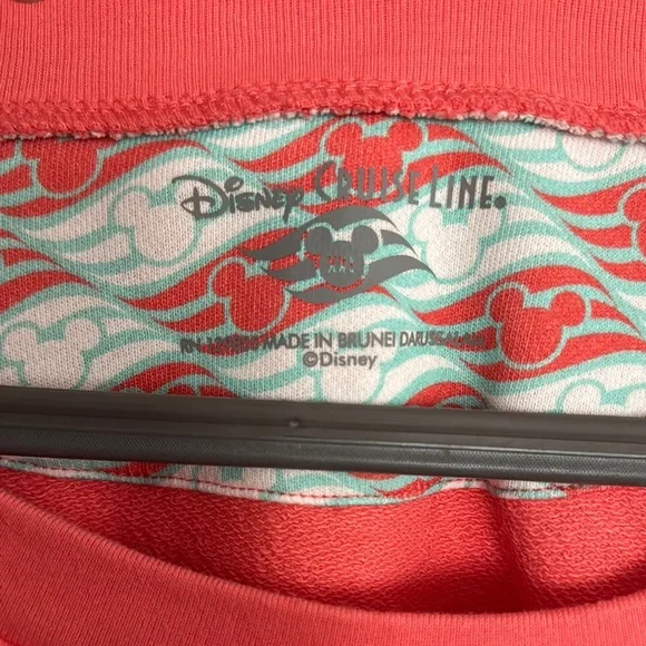 Disney Cruise Line Coral Cropped Sweatshirt - Picture 2 of 4